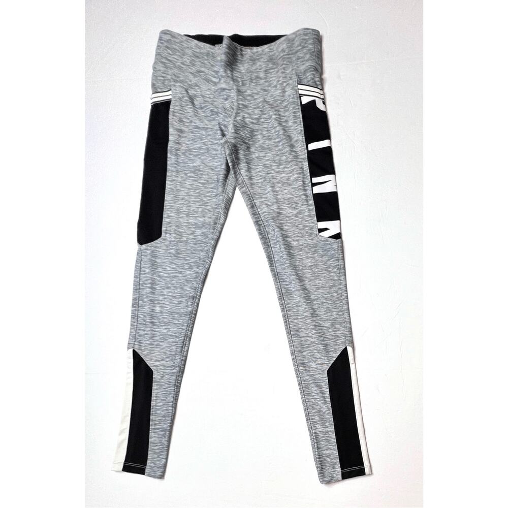 Pink Victoria's Secret Ultimate Lounging Casual Gym Black White Legging sz Small